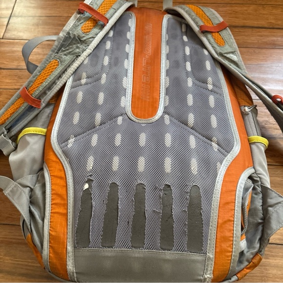 The North Face Angstrom 30 Backpack Blue Orange Gray  Camping Outdoor Hiking - Picture 12 of 16